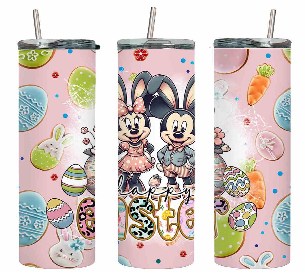Happy Easter Mickey and Minnie-8956